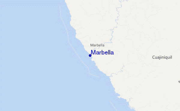 locatiekaart van Marbella