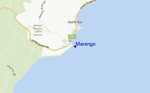 locatiekaart van Marengo
