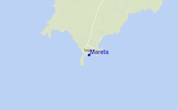 locatiekaart van Mareta