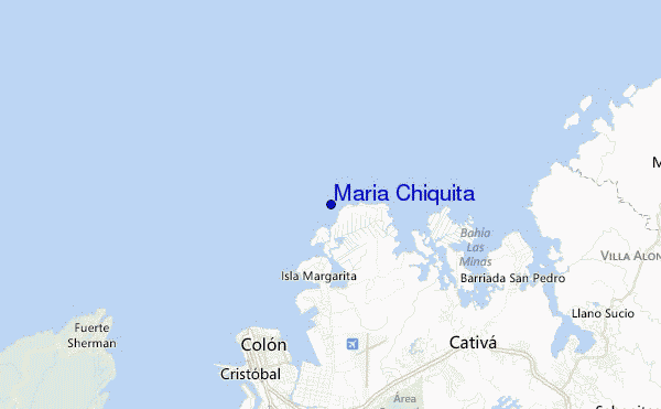 locatiekaart van Maria Chiquita