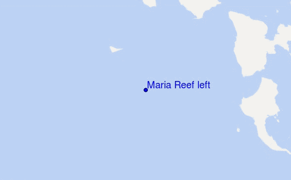 locatiekaart van Maria Reef left