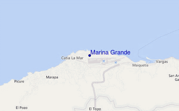 locatiekaart van Marina Grande