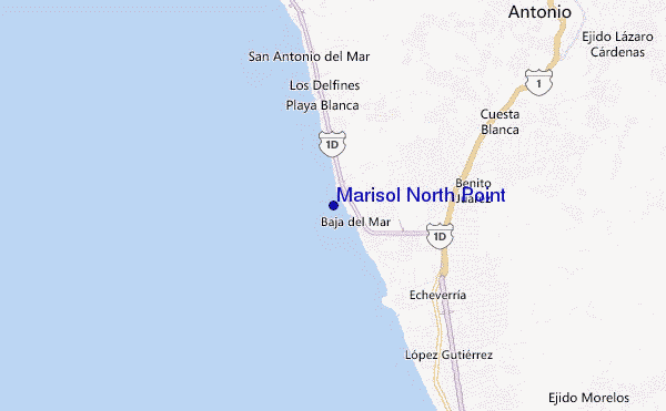 locatiekaart van Marisol North Point