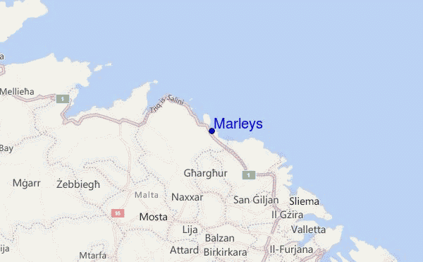 locatiekaart van Marleys
