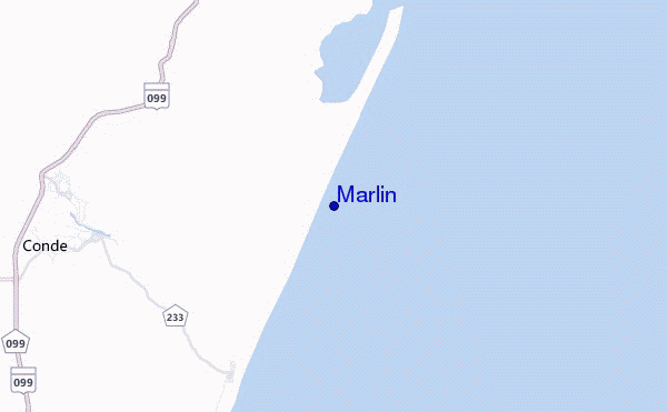 locatiekaart van Marlin