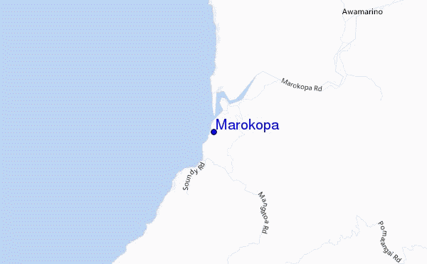 locatiekaart van Marokopa