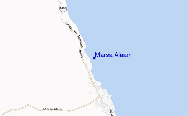 locatiekaart van Marsa Alaam