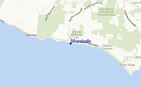 locatiekaart van Marshalls