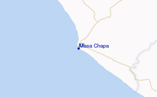 locatiekaart van Masa Chapa