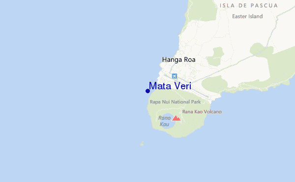 locatiekaart van Mata Veri