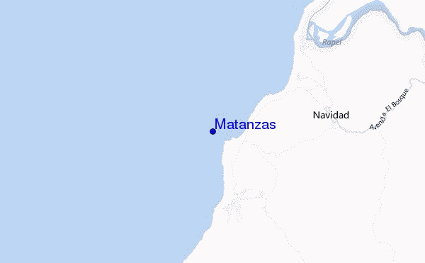 locatiekaart van Matanzas