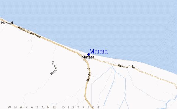 locatiekaart van Matata