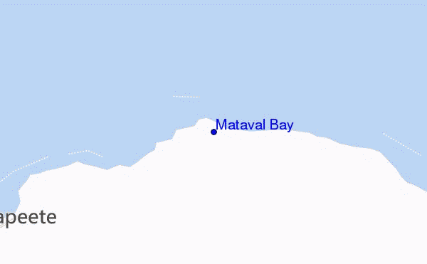 locatiekaart van Mataval Bay
