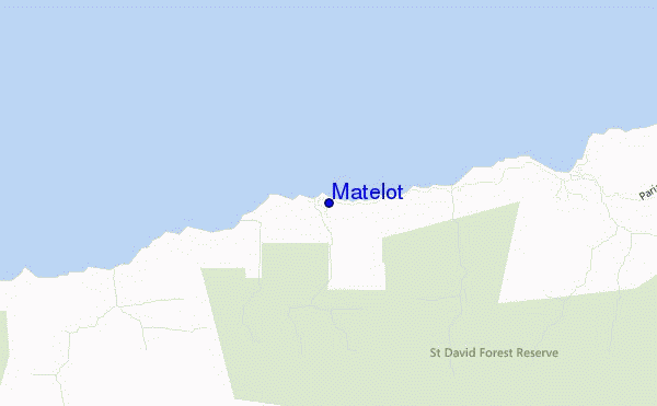 locatiekaart van Matelot