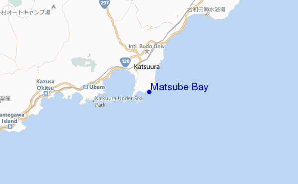 locatiekaart van Matsube Bay