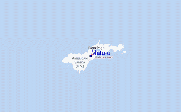 Matu'u Location Map