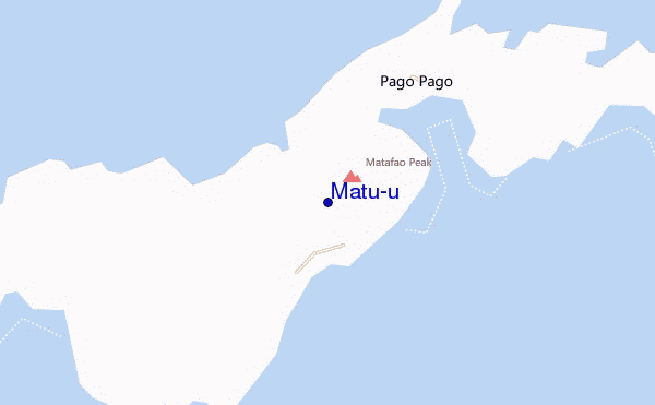 locatiekaart van Matu'u