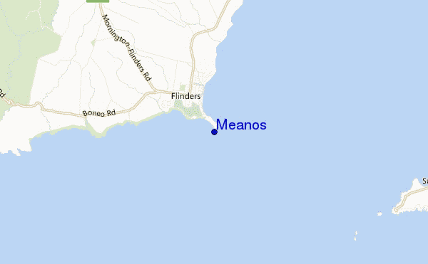 locatiekaart van Meanos