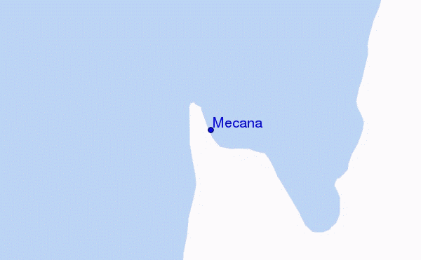 locatiekaart van Mecana