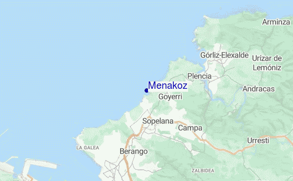 locatiekaart van Menakoz