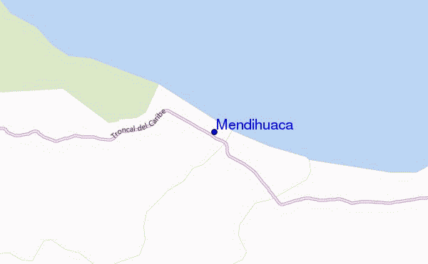 locatiekaart van Mendihuaca