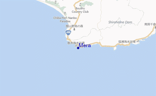 locatiekaart van Mera