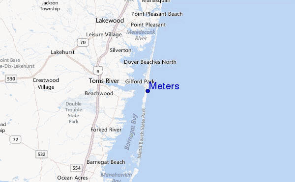 Meters Location Map