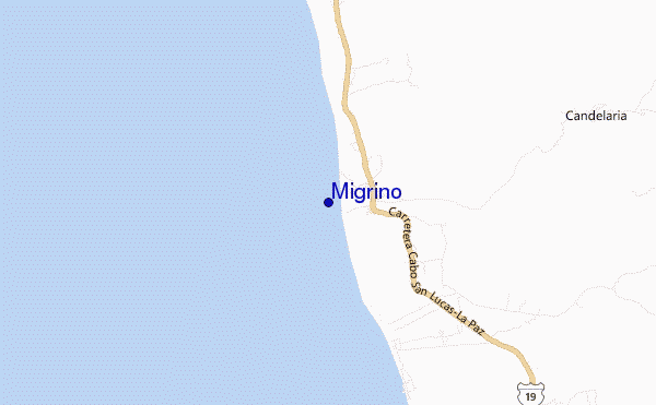 locatiekaart van Migrino