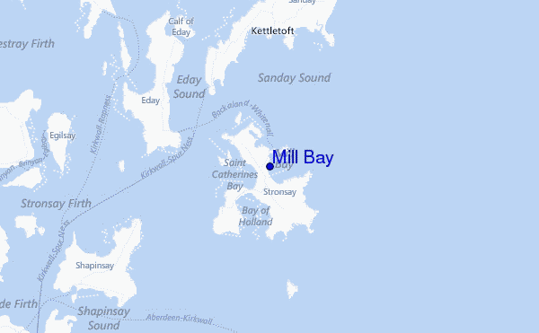 Mill Bay Location Map