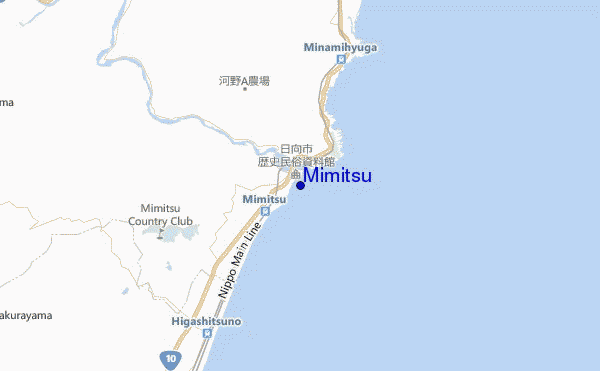 locatiekaart van Mimitsu