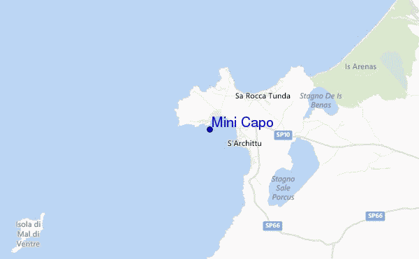 locatiekaart van Mini Capo