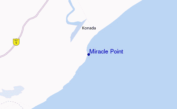 locatiekaart van Miracle Point