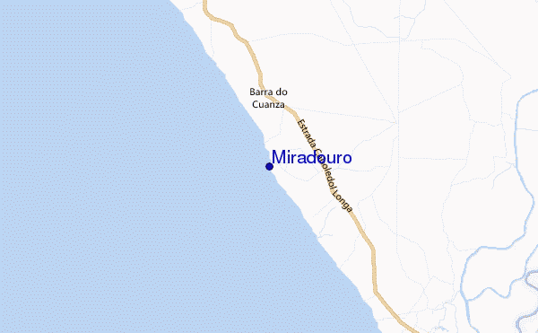 locatiekaart van Miradouro