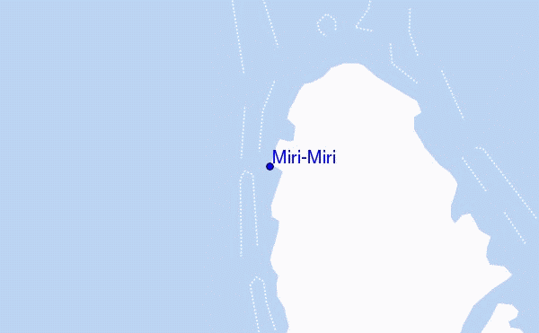 locatiekaart van Miri-Miri