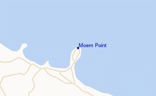 locatiekaart van Moem Point