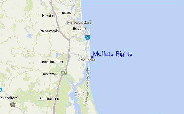 Moffats Rights Location Map