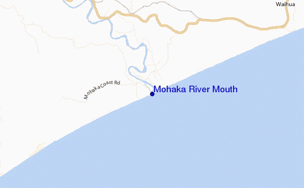 locatiekaart van Mohaka River Mouth