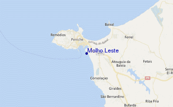 locatiekaart van Molho Leste