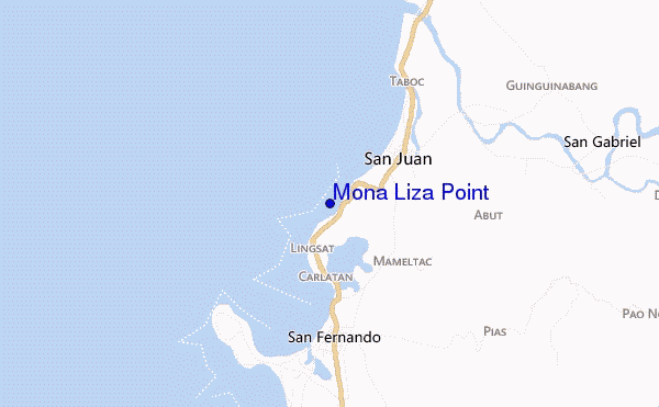 locatiekaart van Mona Liza Point
