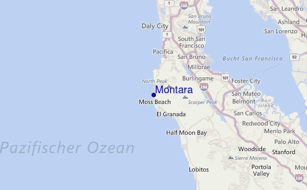 Montara Location Map