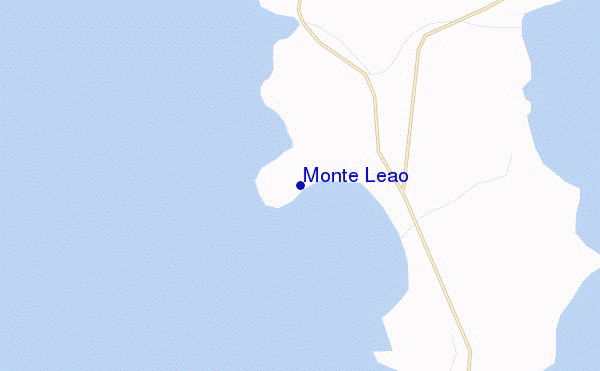 locatiekaart van Monte Leao