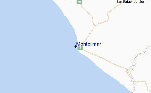 locatiekaart van Montelimar