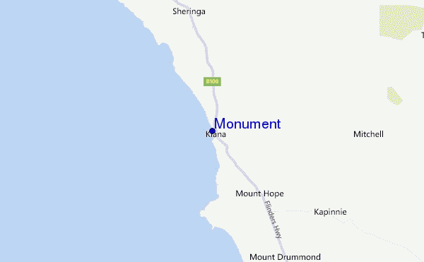 Monument Location Map