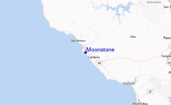 Moonstone Location Map
