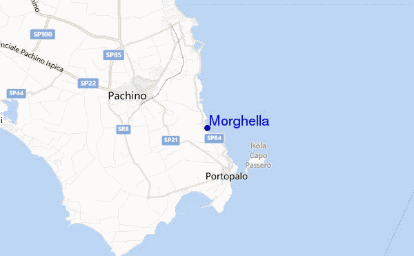 locatiekaart van Morghella