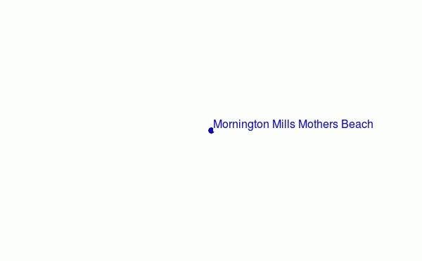 locatiekaart van Mornington Mills Mothers Beach