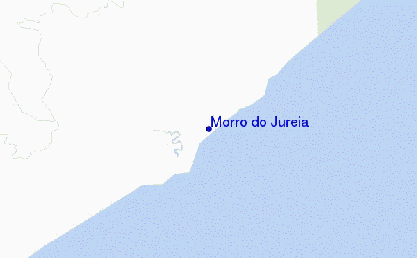 locatiekaart van Morro do Jureia