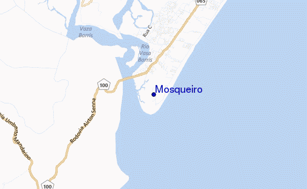 locatiekaart van Mosqueiro