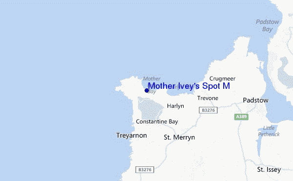 locatiekaart van Mother Ivey s Spot M