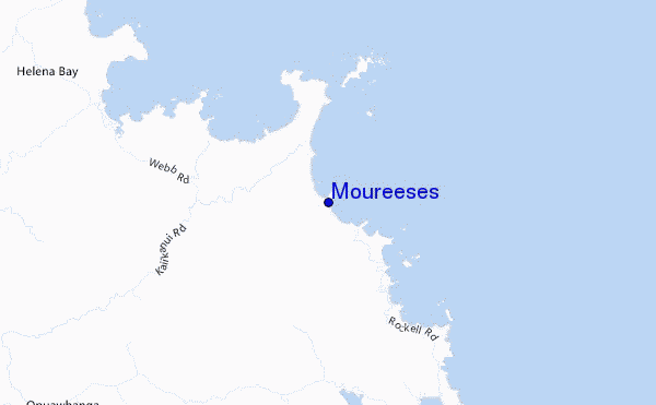 locatiekaart van Moureeses